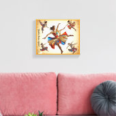 "Fluisteringen van Beweging" Canvas Afdruk (Insitu (Woonkamer))