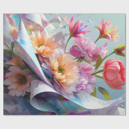 Fluisteringen van Bloemblaadjes Cadeaupapier
