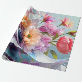 Fluisteringen van Bloemblaadjes Cadeaupapier