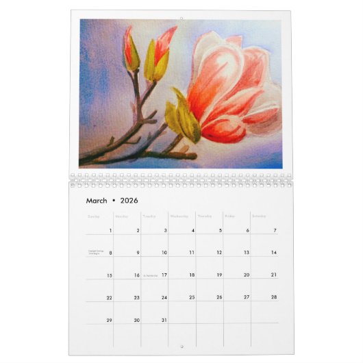 Fluisteringen van bloemen: een jaar in bloeikalend kalender (Mar 2026)