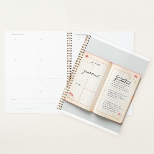 Fluisteringen van dankbaarheid: een mindful planne planner (Display)