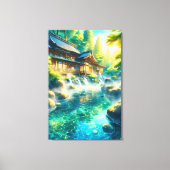 Fluisteringen van de Cederstroom Canvas Afdruk (Voorkant)