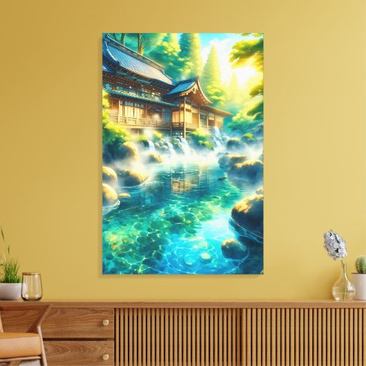 Fluisteringen van de Cederstroom Canvas Afdruk (Insitu (Woonkamer))