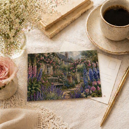 Fluisteringen van de Cottage Garden Briefkaart