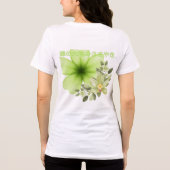 Fluisteringen van de groene aarde Tri-Blend shirt (Achterkant)
