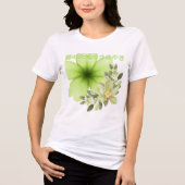 Fluisteringen van de groene aarde Tri-Blend shirt (Voorkant)