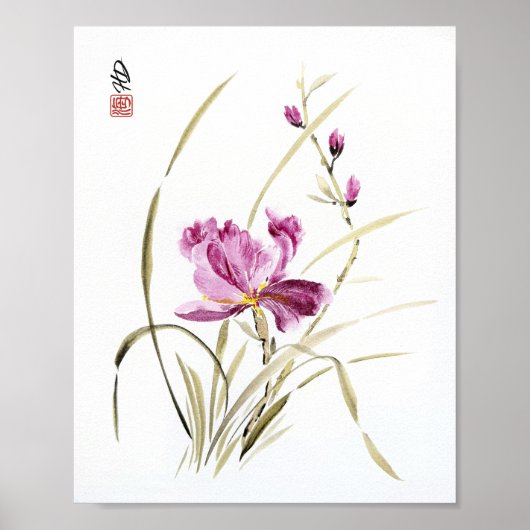 Fluisteringen van de Iris Poster (Voorkant)