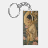 Fluisteringen van de Lotus Sleutelhanger (Voorkant Links)