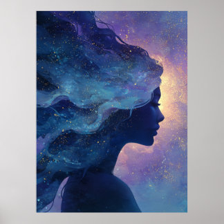 Fluisteringen van de Maan - Godin Poster