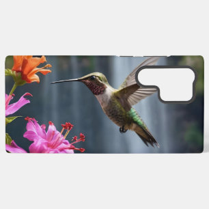 "Fluisteringen van de natuur: kolibrie, waterval, Samsung Galaxy Hoesje