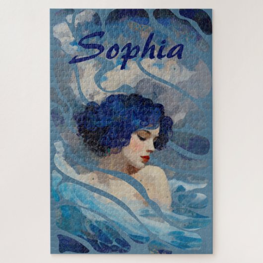 Fluisteringen van de Oceaan Godin Legpuzzel (Verticaal)