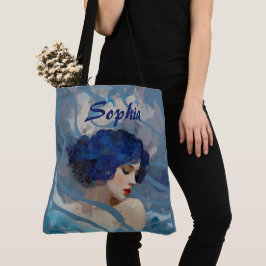 Fluisteringen van de Oceaan Godin Tote Bag