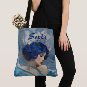 Fluisteringen van de Oceaan Godin Tote Bag