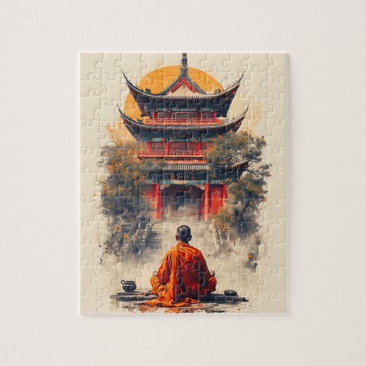 Fluisteringen van de Pagode Legpuzzel (Verticaal)