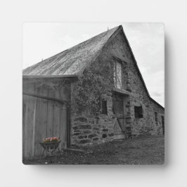 Fluisteringen van de plaquette uit het verleden fotoplaat