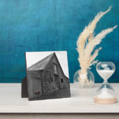 Fluisteringen van de plaquette uit het verleden fotoplaat (Insitu)