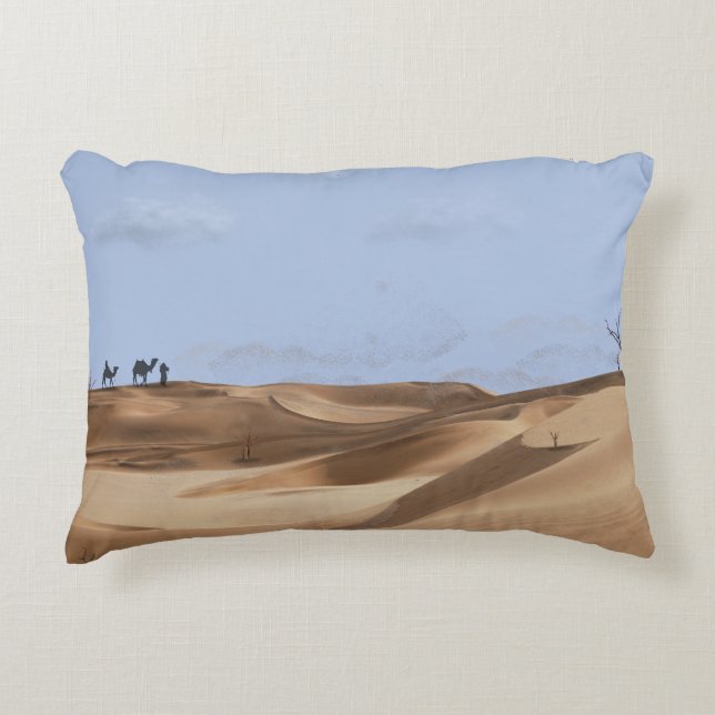 Fluisteringen van de Sahara Accent Kussen (Voorkant)