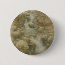 Fluisteringen van de Stroom Ronde Button 5,7 Cm