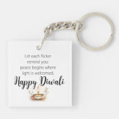 Fluisteringen van de vlam, Diwali Sleutelhanger (Achterkant)