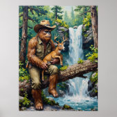 Fluisteringen van de Wildernis:Bigfoot en het Vert Poster (Voorkant)