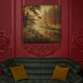Fluisteringen van de Wilgenrivier – Canvas Kunst