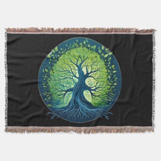 Fluisteringen van de wind: de essentie van de boom deken (Voorkant)