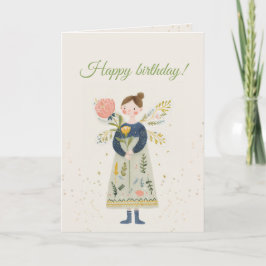 Fluisteringen van engelachtige vreugde kaart