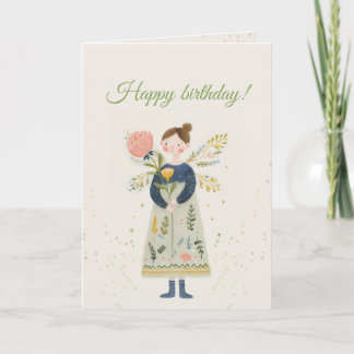 Fluisteringen van engelachtige vreugde kaart