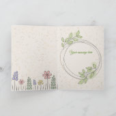 Fluisteringen van engelachtige vreugde kaart (Binnen)