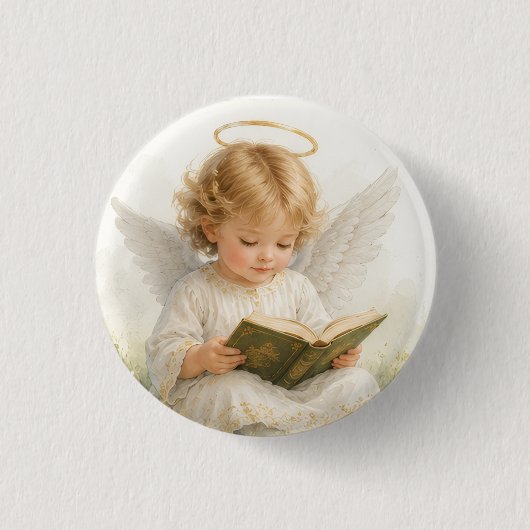 Fluisteringen van engelen -Amara Sweatshirt Ronde Button 3,2 Cm (Voorkant)