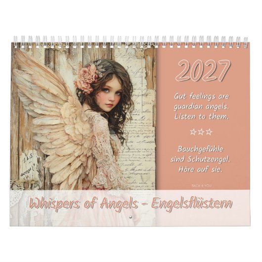 Fluisteringen van engelen – Engelsflüstern 2027 Kalender (Hoes)