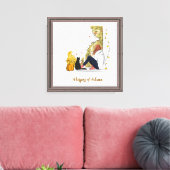 fluisteringen van herfst canvas afdruk (Insitu (Woonkamer))