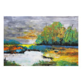Fluisteringen Van Herfst, Landschapskunst,  Perfect Poster (Voorkant)