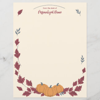 Fluisteringen Van Herfst Ongelijnd Papierblad