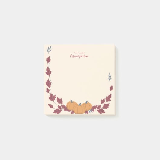 Fluisteringen Van Herfst Post-it® Notes (Voorkant)