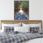Fluisteringen van het Bamboebos Canvas Afdruk (Insitu (Slaapkamer))