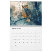 Fluisteringen van het Bos – Bosdieren in waterverf Kalender (Feb 2027)