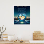 Fluisteringen Van Inspiratie Poster (Keuken)