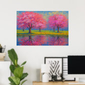 Fluisteringen van Licht Landschap Poster (Thuiskantoor)