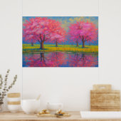 Fluisteringen van Licht Landschap Poster (Keuken)