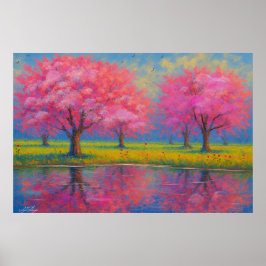 Fluisteringen van Licht Landschap Poster