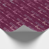 Fluisteringen van liefde cadeaupapier (Hoek)