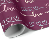 Fluisteringen van liefde cadeaupapier (Rol Hoek)