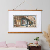 Fluisteringen van Old Town Wood Topped Wall Tapest Hangend Wandkleed (Slaapkamer)