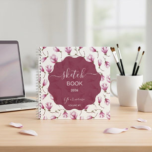 Fluisteringen van Roze Magnolia Notitieboek