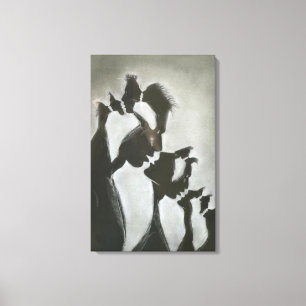 Fluisteringen van Schaduw Canvas Afdruk