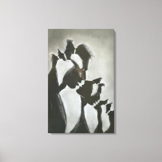 Fluisteringen van Schaduw Canvas Afdruk (Voorkant)