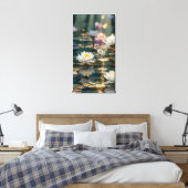 Fluisteringen van Sereniteit Canvas Afdruk (Insitu (Slaapkamer))