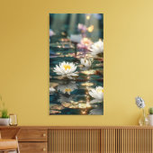 Fluisteringen van Sereniteit Canvas Afdruk (Insitu (Woonkamer))