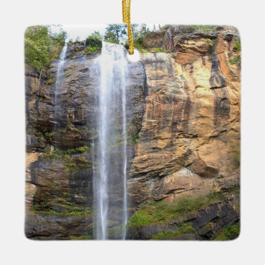 Fluisteringen van Toccoa Falls Keramisch Ornament (Voorkant)